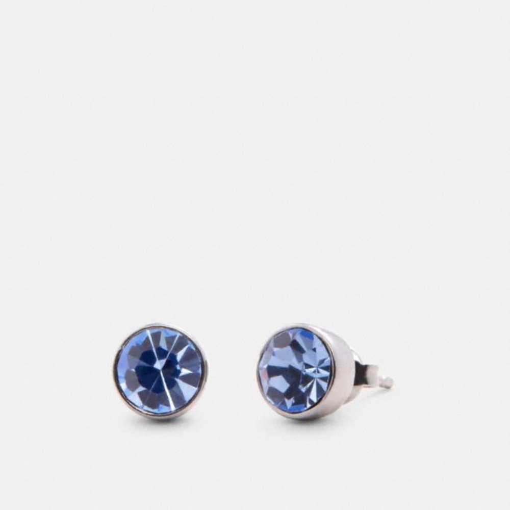 Coach Crystal Stud Earrings